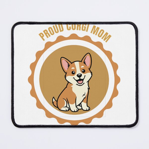 Item preview, Proud Corgi Mom Cute Welsh Corgi Dog Lover Badge T-Shirt designed and sold by jananinaveen.