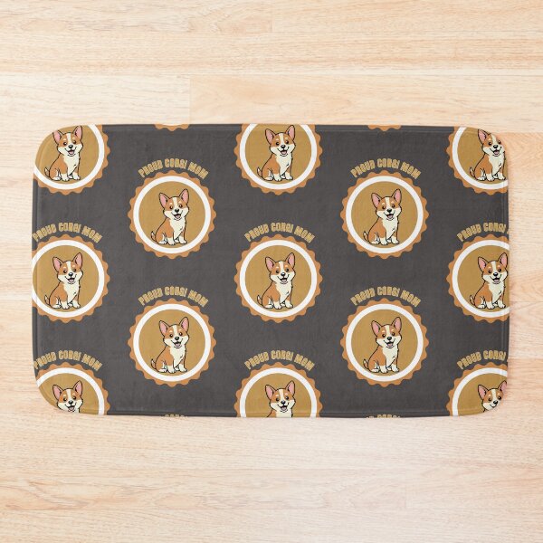 Item preview, Proud Corgi Mom Cute Welsh Corgi Dog Lover Badge T-Shirt designed and sold by jananinaveen.