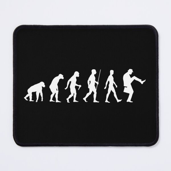 Item preview, Evolution of Man (White on Dark) designed and sold by ThisLucidLens.