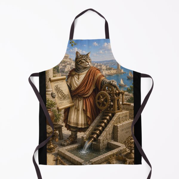 Item preview, Dreamscape Archimedes An Imagined Life of a Sleeping Gray Cat designed and sold by Mindworx21.