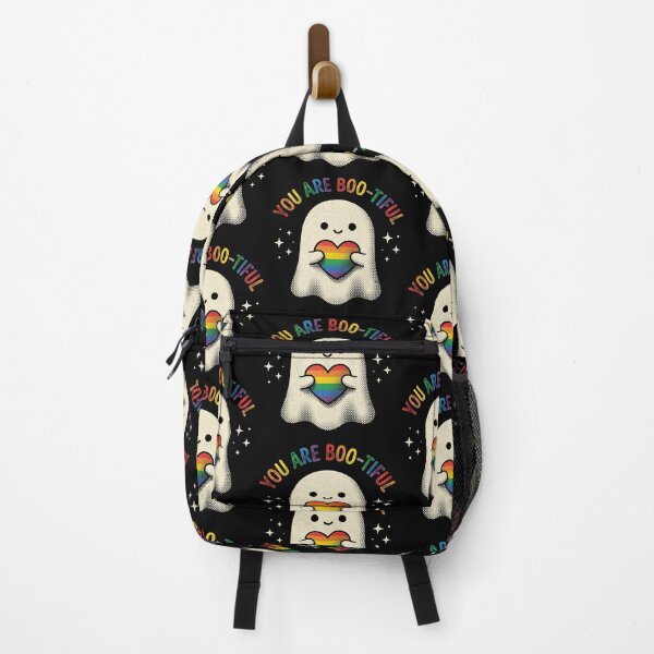 Item preview, You Are Boo-Tiful Cute Ghost LGBTQ Pride Rainbow Heart designed and sold by AdyKurniawan.
