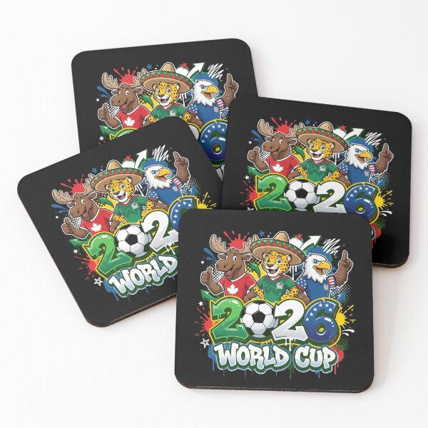Item preview, 2026 Soccer Event Urban Graffiti Mascot Paint Splatter Design designed and sold by DamianRoy88.