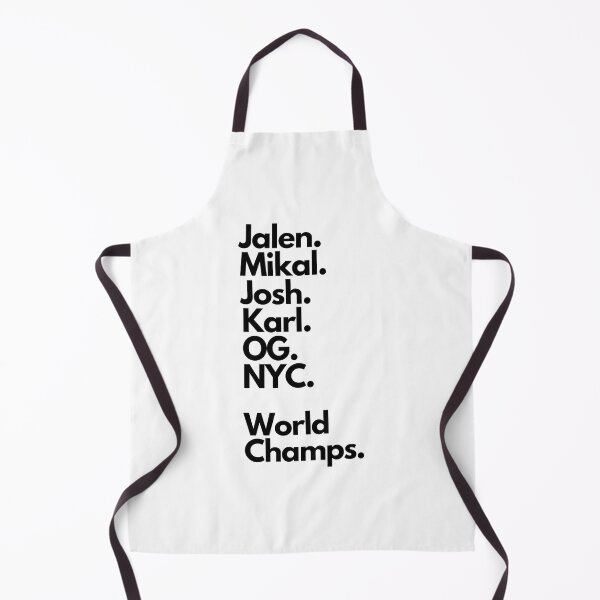 Item preview, New York Knicks 2026 World Champions, Jalen Brunson Josh Hart OG Anunoby KAT Karl-Anthony Towns Orange, OG Anunoby, Jalen Brunson  - New York Knicks designed and sold by AdijanNagy.