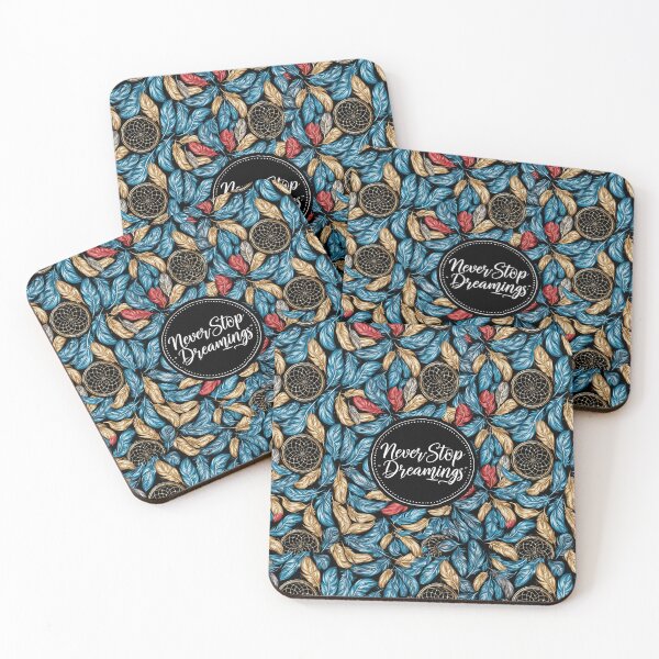 Item preview, Dark Swirling Clouds and Moons Pattern Never Stop Dreaming designed and sold by Piotrek0001.