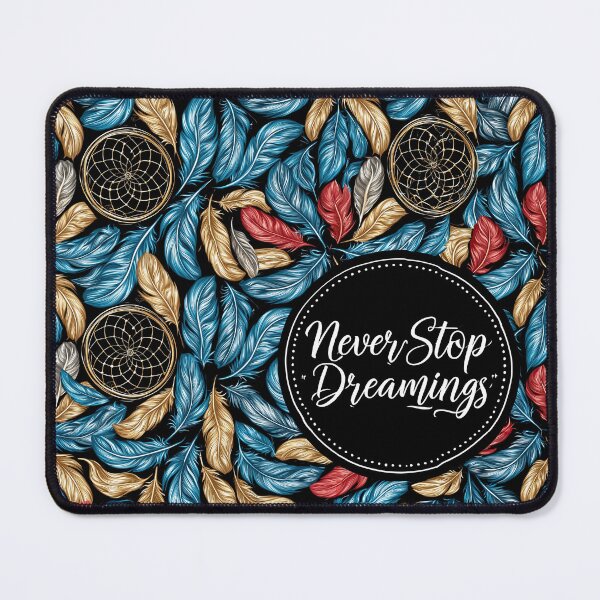 Item preview, Dark Swirling Clouds and Moons Pattern Never Stop Dreaming designed and sold by Piotrek0001.
