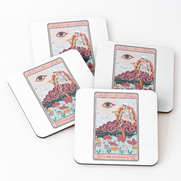 Item preview, Skeleton Riding Cloud The Audacity Tarot Card designed and sold by campbellcnfi.