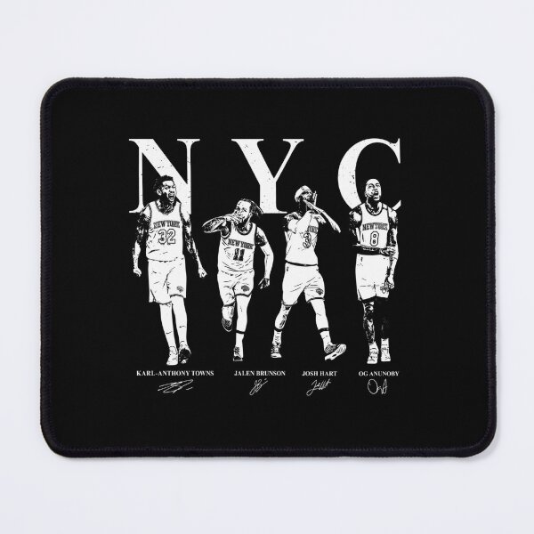 Item preview, New York Knicks 2026 World Champions, Jalen Brunson Josh Hart OG Anunoby KAT Karl-Anthony Towns Orange, OG Anunoby, Jalen Brunson  - New York Knicks designed and sold by AdijanNagy.