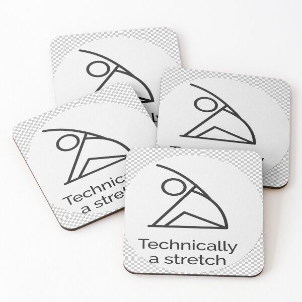 Item preview, Technically A Stretch Funny Minimalist Yoga designed and sold by moTshiTshi.