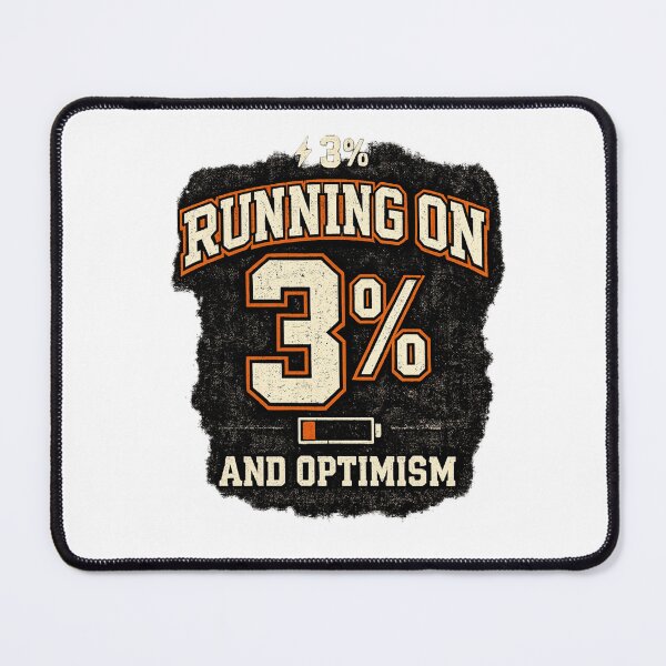 Item preview, Running on 3% and optimism designed and sold by PeterPunkt.