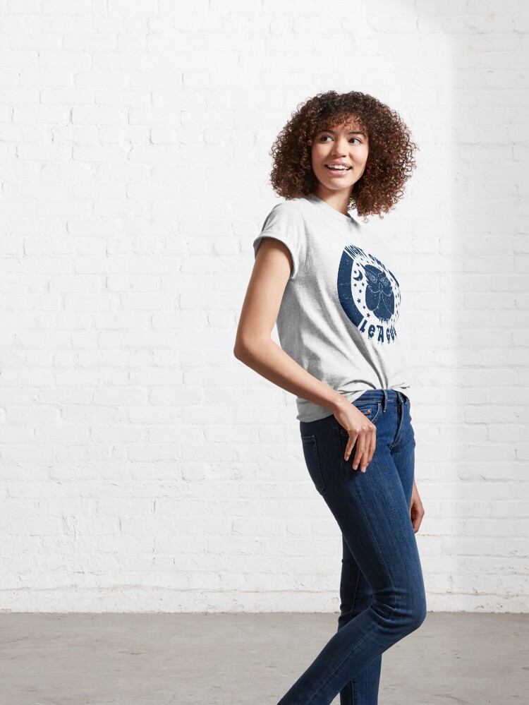 Alternate view of Night Owl League - BLUE Classic T-Shirt