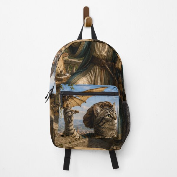 Item preview, Dreamscape Leonardo da Vinci An Imagined Life of a Sleeping Gray Cat designed and sold by Mindworx21.
