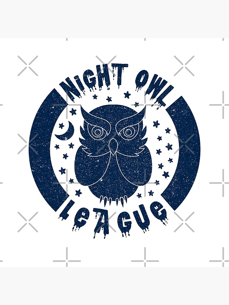 Night Owl League - BLUE by PrintablesP