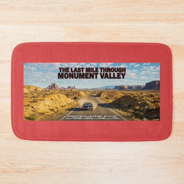 Item preview, ROAD MOVIE POSTER THE LAST MILE FROM MONUMENT VALLEY 1970 designed and sold by VERYOLDROAD BY AXTON BROWNING .