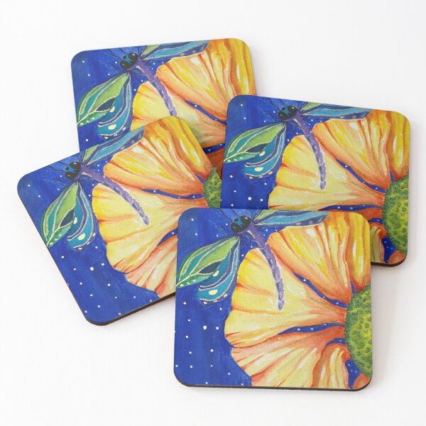 Item preview, Dragonfly - Flower - Stars designed and sold by SMS-Art4U.