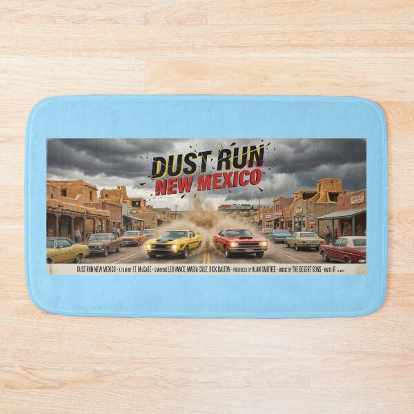 Item preview, ROAD MOVIE POSTER DUST RUN NEW MEXICO 1971 designed and sold by VERYOLDROAD BY AXTON BROWNING .