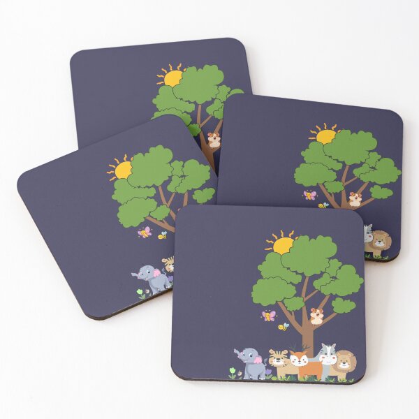 Item preview, Cute Baby Animals under the Sunny Tree designed and sold by SeJaa.