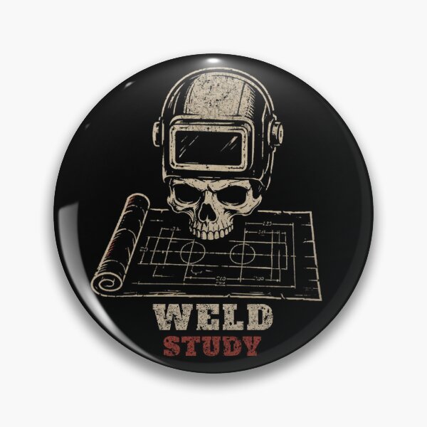 Item preview, Weld Study Skull Blueprint – Welding Student Vintage Design designed and sold by RusticMeadow.