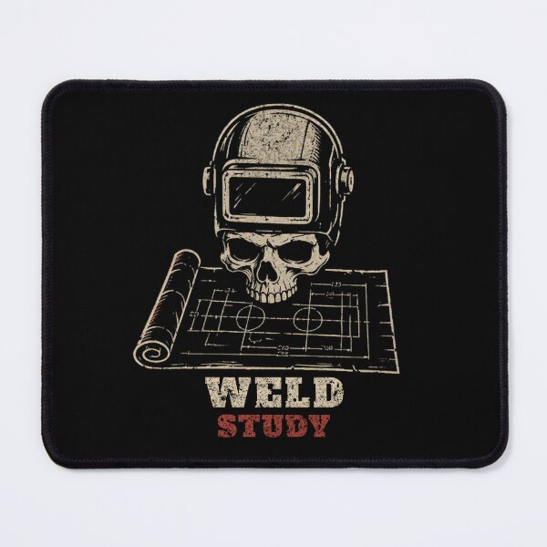 Item preview, Weld Study Skull Blueprint – Welding Student Vintage Design designed and sold by RusticMeadow.