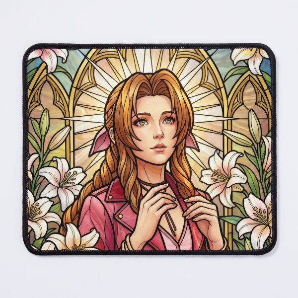 Item preview, Stained Glass Flower Girl of Midgar designed and sold by Thunderbelts.