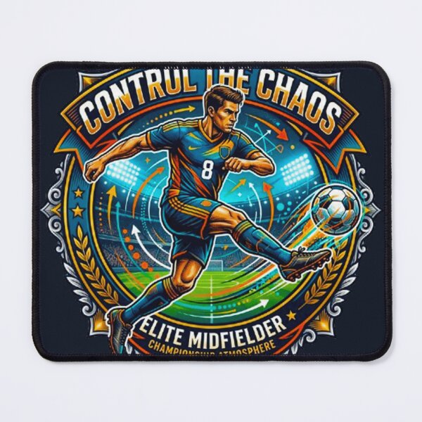 Item preview, Control The Chaos World Cup Football Elite Midfielder Soccer Motivation designed and sold by MT-Hub | Cute Aesthetic Art, Stickers & Phone Cases.