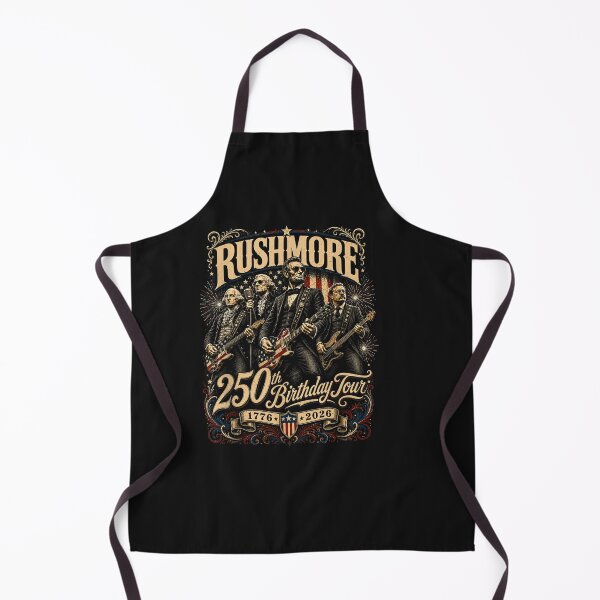 Item preview, Mount Rushmore 250th Birthday Tour Rockstar Graphic designed and sold by WardKasey.