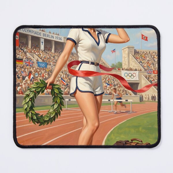 Item preview, 1936 Olympic Pin-Up Girl Retro Vintage Style Art designed and sold by Vincent-68.