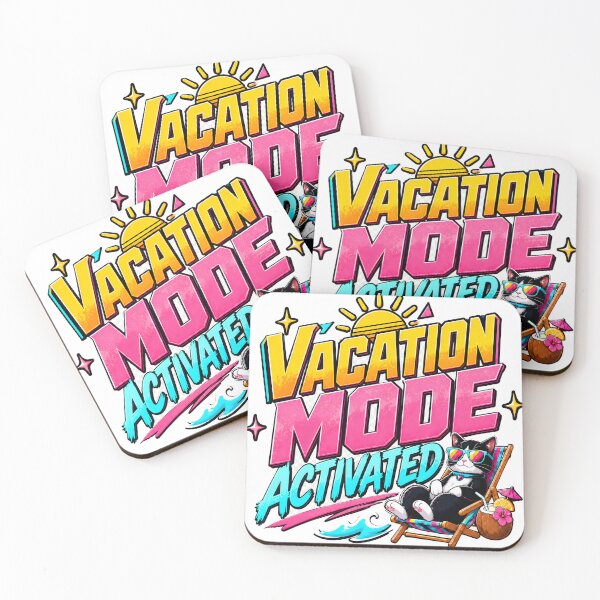 Item preview, Vacation Mode Activated Tuxedo Cat designed and sold by RexNoise.