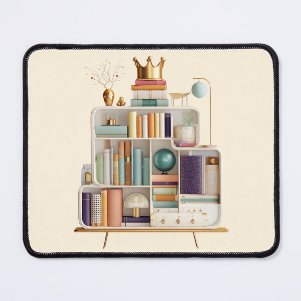Item preview, Golden Crown Bookshelf designed and sold by bubblyrainbow.