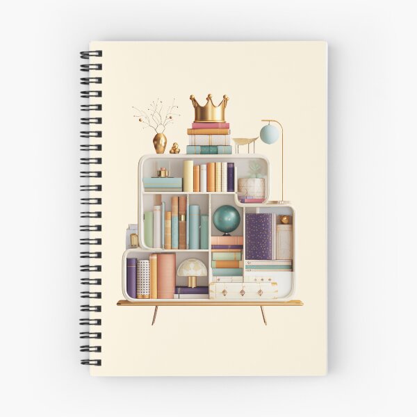 Item preview, Golden Crown Bookshelf designed and sold by bubblyrainbow.