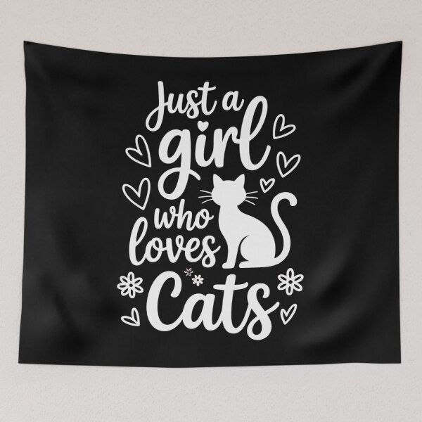 Item preview, Just A Girl Who Loves Cats designed and sold by SapfireStuArt.