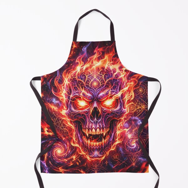 Artikelvorschau, Fractal Fire Skull – Infernal Psy Energy 2 entworfen und verkauft von RH Design Lab.