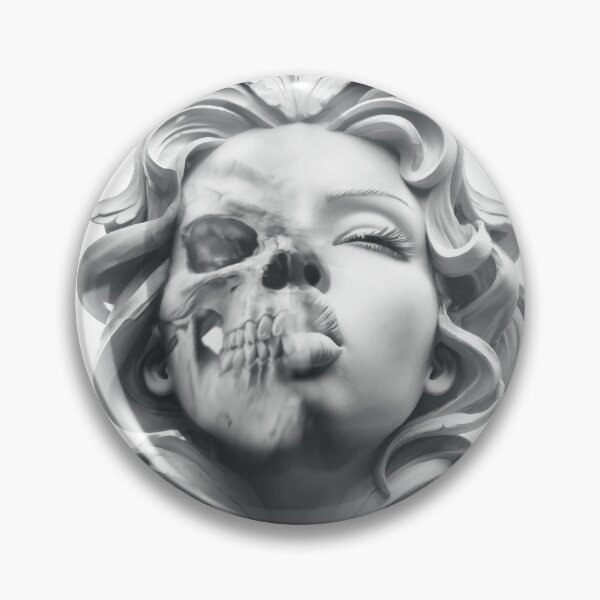 Item preview, Memento Mori Gothic Sculpture Art designed and sold by pixelandpine.