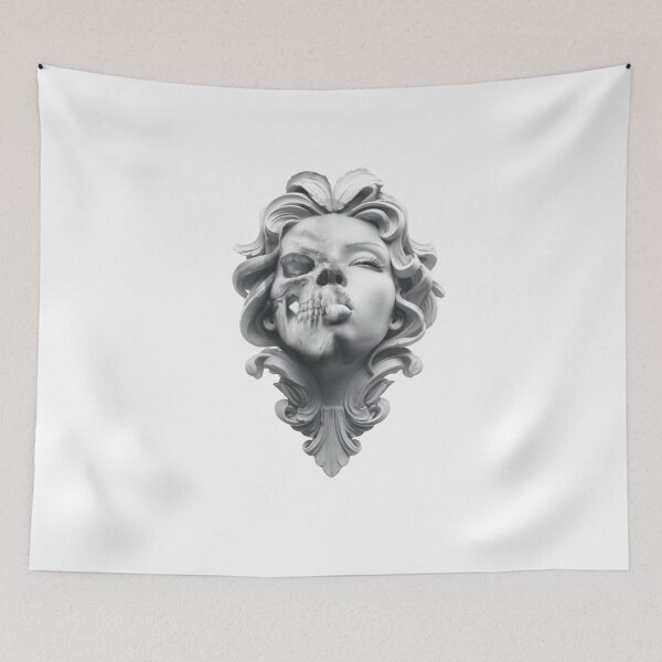 Item preview, Memento Mori Gothic Sculpture Art designed and sold by pixelandpine.
