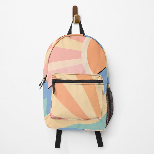 Item preview, Pastel Sunrise Waves | Minimalist Retro Abstract Aesthetic Design designed and sold by Creavanessa0321.