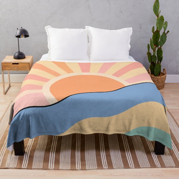 Item preview, Pastel Sunrise Waves | Minimalist Retro Abstract Aesthetic Design designed and sold by Creavanessa0321.