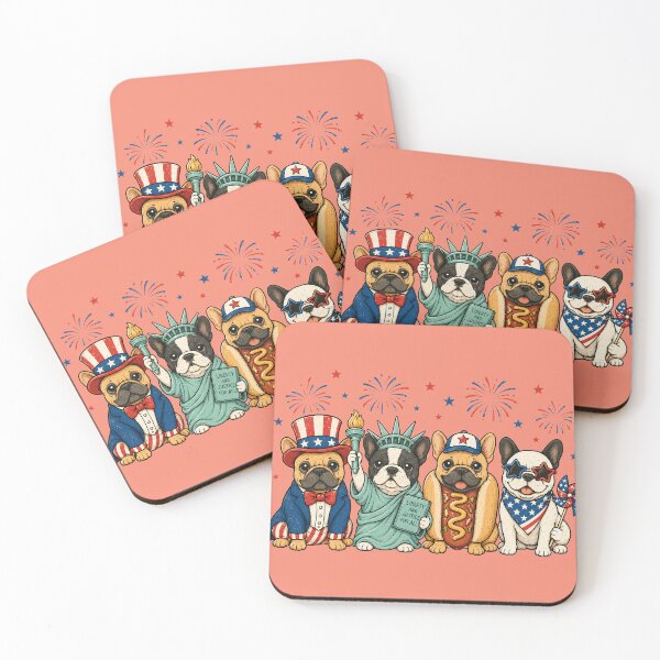 Item preview, Funny 4th of July, French Bulldog, Dog, Frenchie designed and sold by PastelWingg.