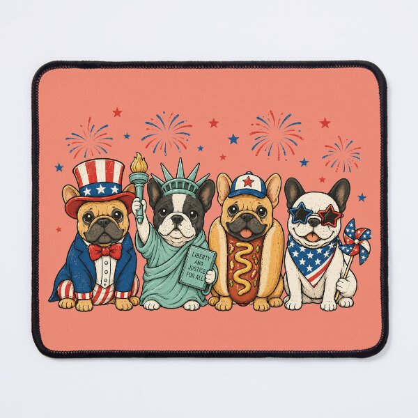 Item preview, Funny 4th of July, French Bulldog, Dog, Frenchie designed and sold by PastelWingg.
