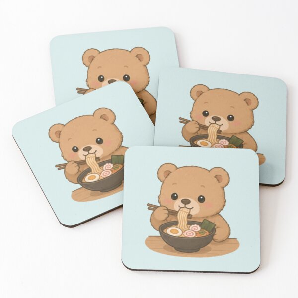Item preview, Cute Ramen loving Bear designed and sold by MellowMunchkins.