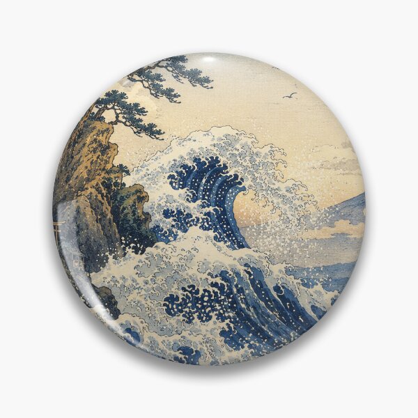 Item preview, Great Wave at Dusk designed and sold by Hidden Japan Coloring Book.