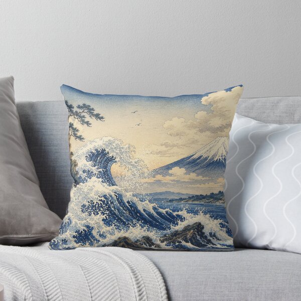 Item preview, Great Wave at Dusk designed and sold by Hidden Japan Coloring Book.