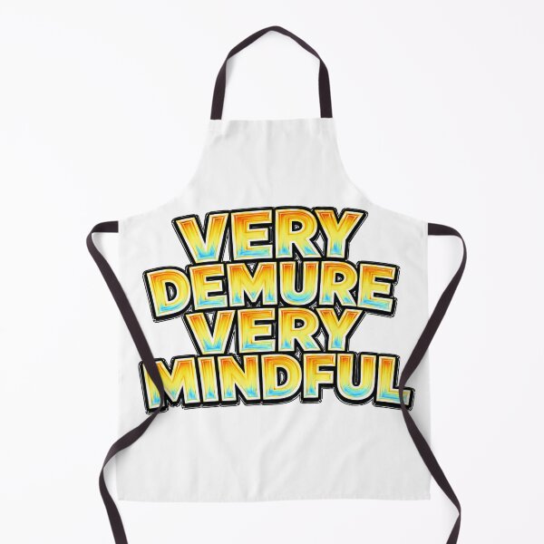 Item preview, VERY DEMURE VERY MINDFUL – hand drawn childlike typography designed and sold by Mac Sketches.