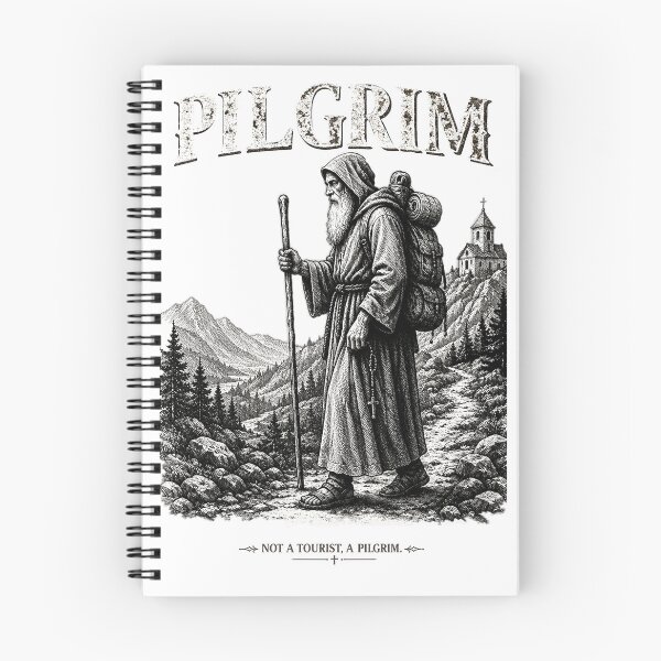 Item preview, Pilgrim – Not a Tourist, a Pilgrim | Christian Faith Journey#2 designed and sold by JanChryzostom.