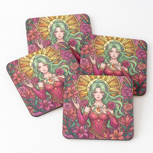 Item preview, Stained Glass Esperborn Maiden designed and sold by Thunderbelts.