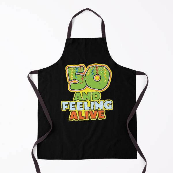Item preview, 50 and Feeling Alive - Funny 50th Birthday Celebration designed and sold by PCStudio57.