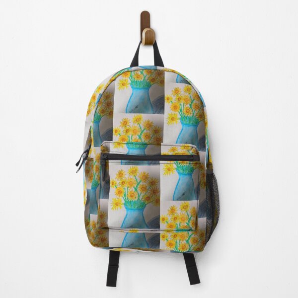 Item preview, Summer flowers in a blue vase. designed and sold by ViolciArt.