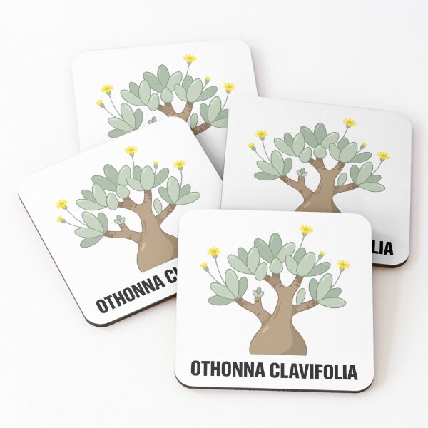 Item preview, Minimalist Othonna Clavifolia Caudex Graphic Art designed and sold by GreenDivisionJP.