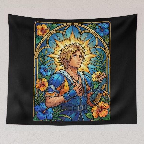 Item preview, Stained Glass Son of Zanarkand designed and sold by Thunderbelts.