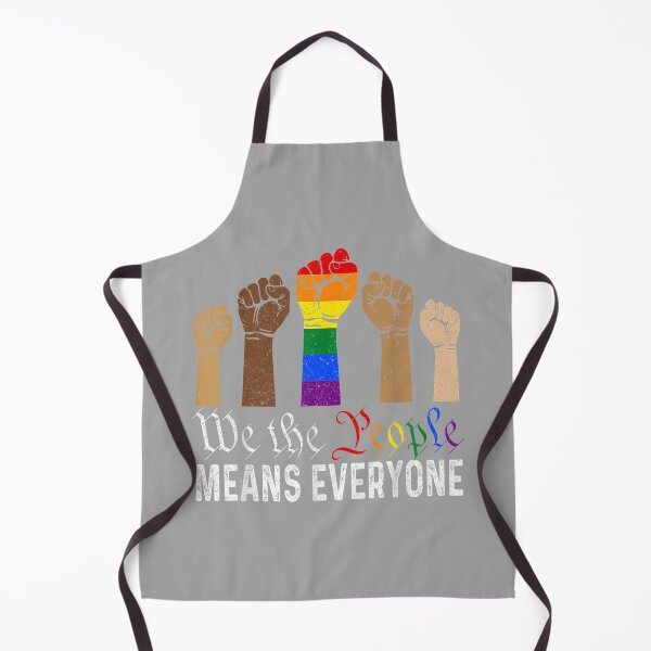Item preview, We The People Means Everyone US America Flag LGBT Pride designed and sold by GreggRoss.