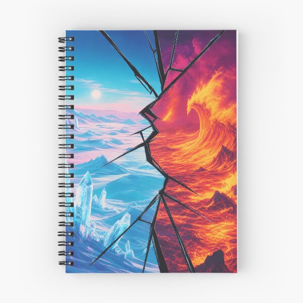 Item preview, Broken Glass Portal Between Fire and Ice designed and sold by LuisWorks.