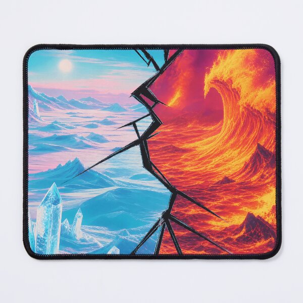 Item preview, Broken Glass Portal Between Fire and Ice designed and sold by LuisWorks.